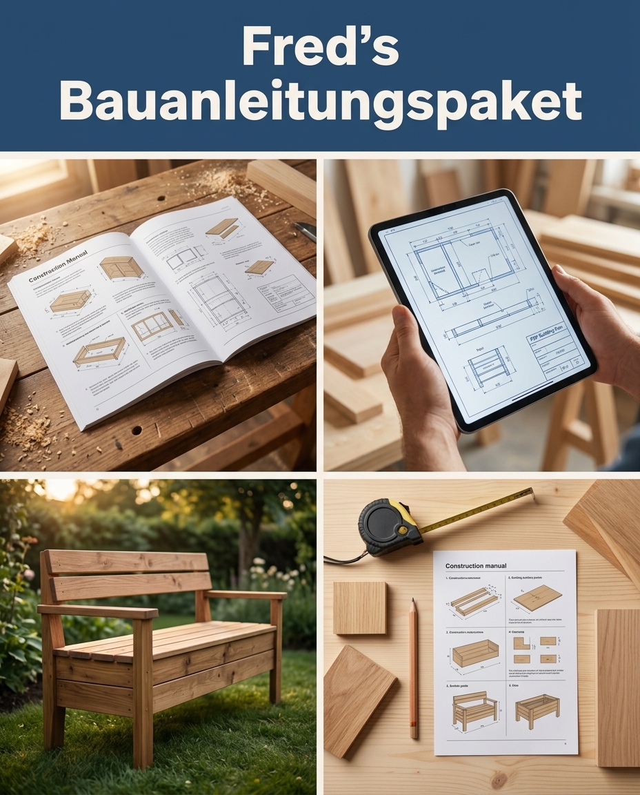 Fred's Bauanleitungen Facebook ad: 10.000+ Baupläne. Sofort loslegen.