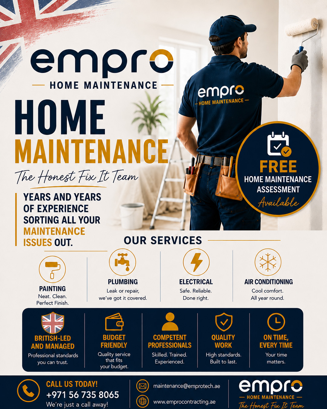Empro Home Maintenance Facebook ad