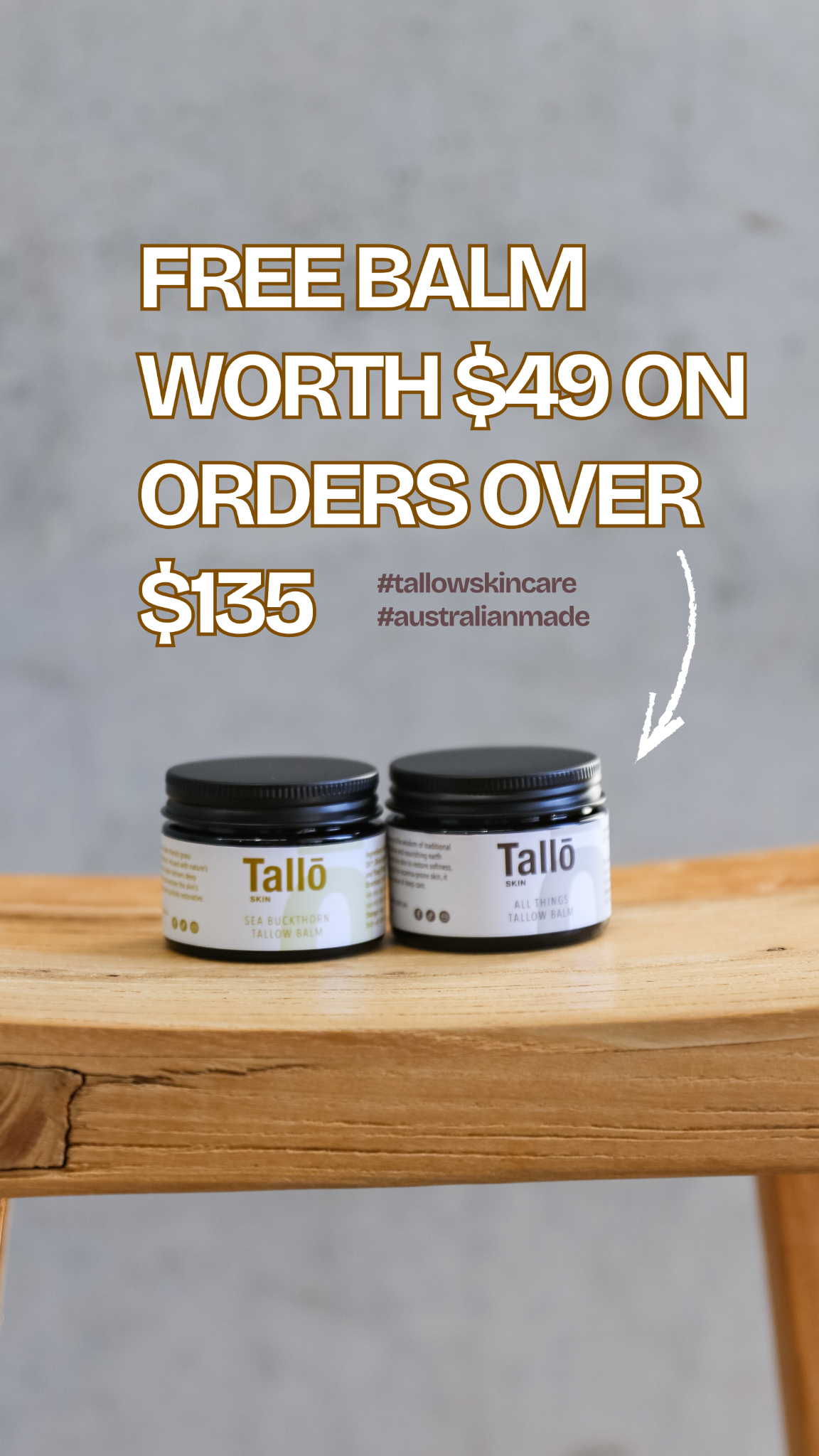 Tallo Skin Facebook ad
