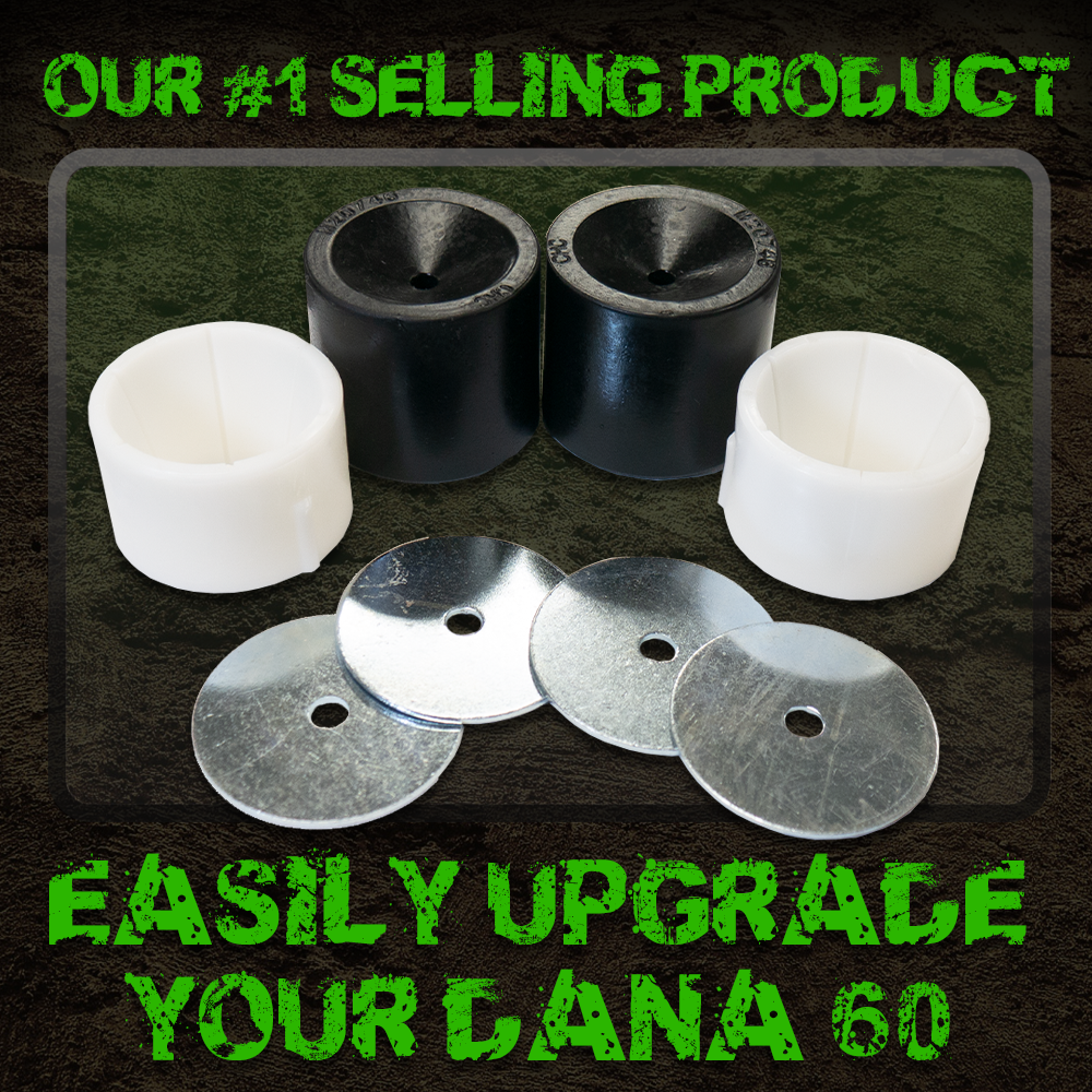 Crane Axle Facebook ad: Dana 60 Kingpin Spring Eliminator Kit
