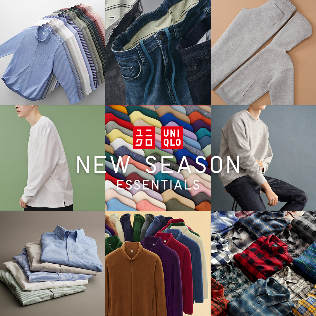 Uniqlo India Facebook ad: Refresh your wardrobe with UNIQLO’s New Season Essentials.