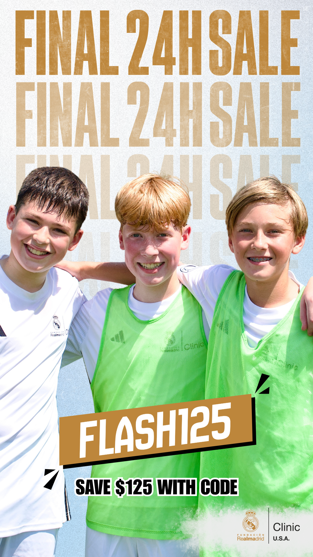 Real Madrid Foundation Camps USA Facebook ad