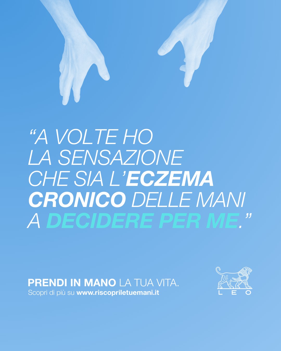 LEO Pharma Italia Facebook ad: Prendi in mano la tua vita