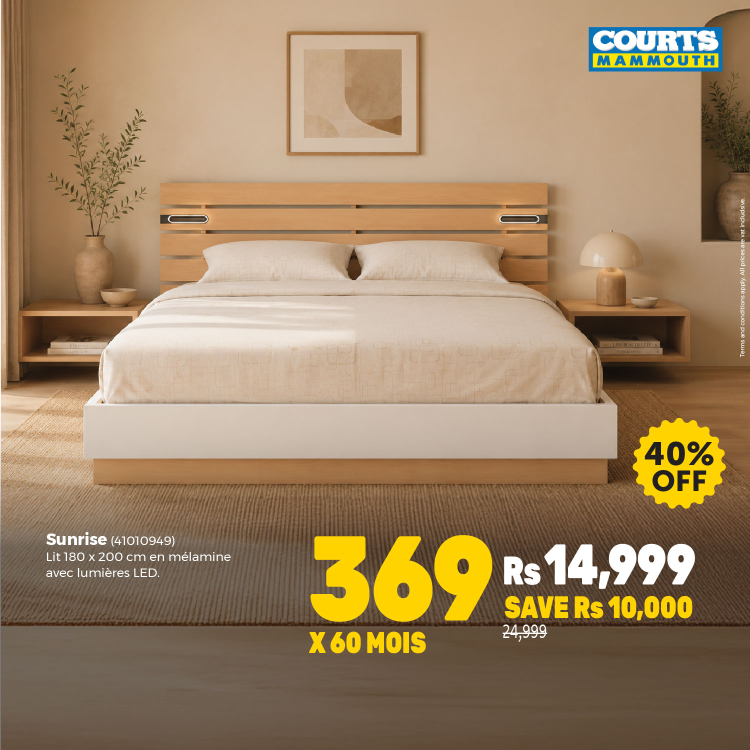 Courts Mammouth Facebook ad: ππππ πππ πππππ πππ ππππ!