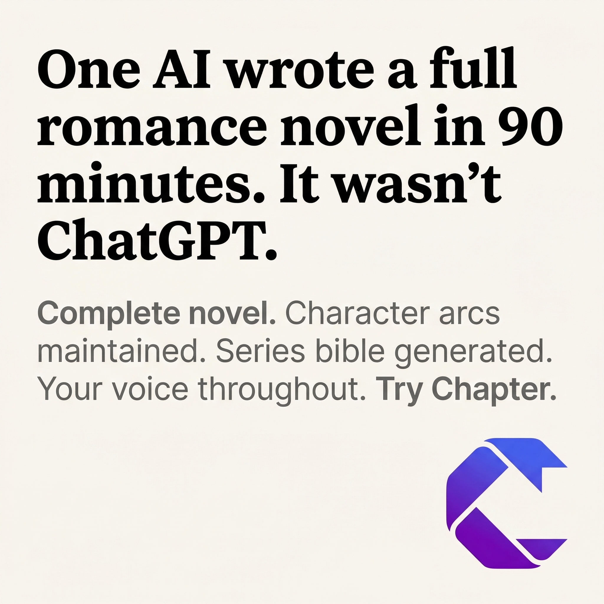 Chapter.pub Facebook ad