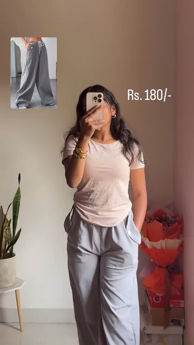 cart.bag Facebook ad: Follow and then Comment pants or DM me…