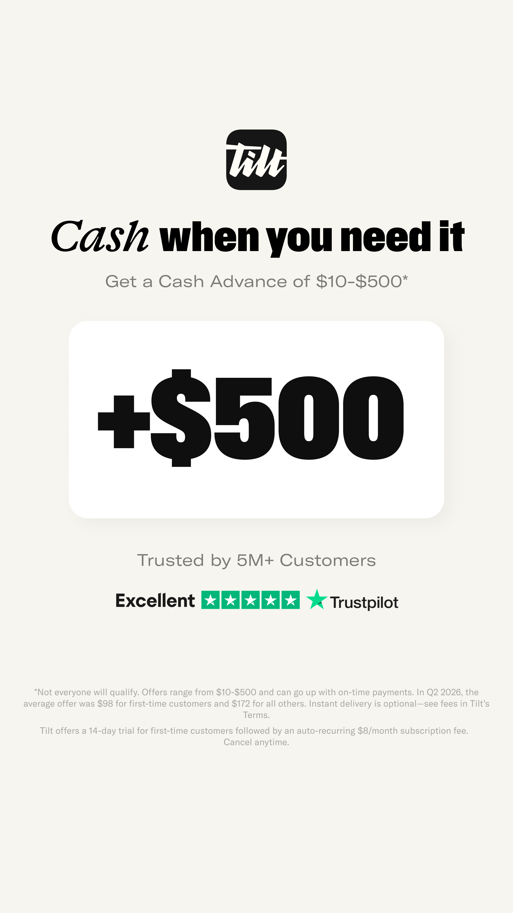 Tilt HQ Facebook ad