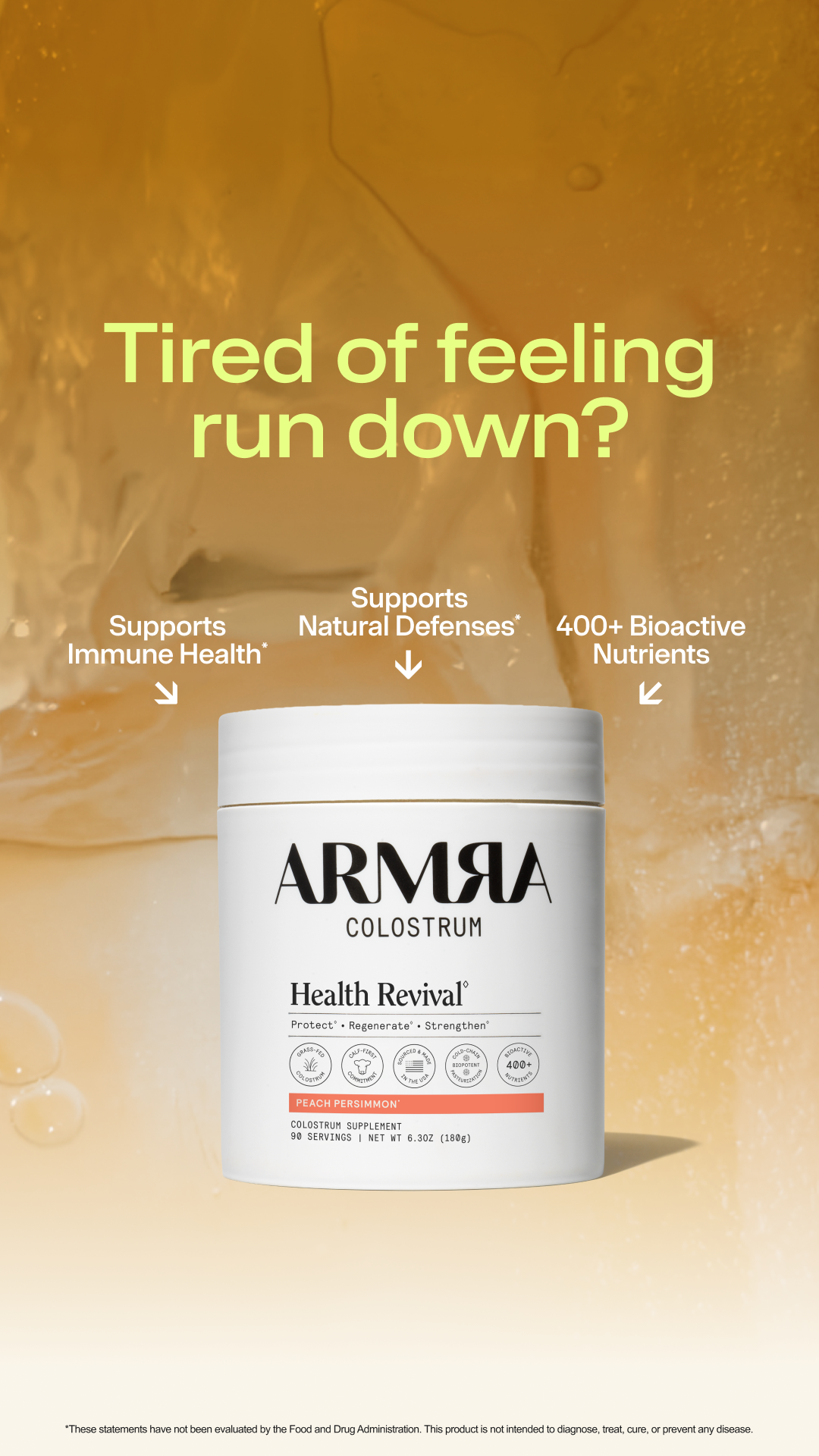 ARMRA Facebook ad