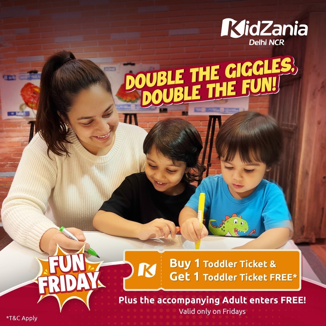 KidZania India Facebook ad: Fun Fridays with double the joy!