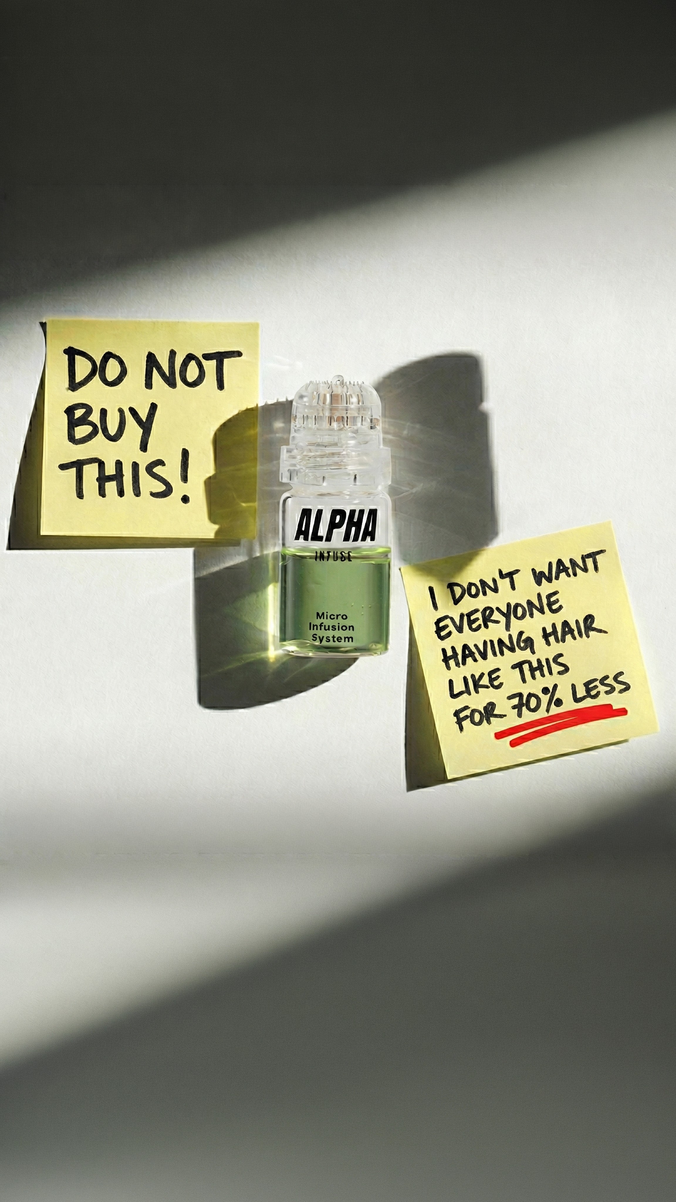 AlphaInfuse Facebook ad