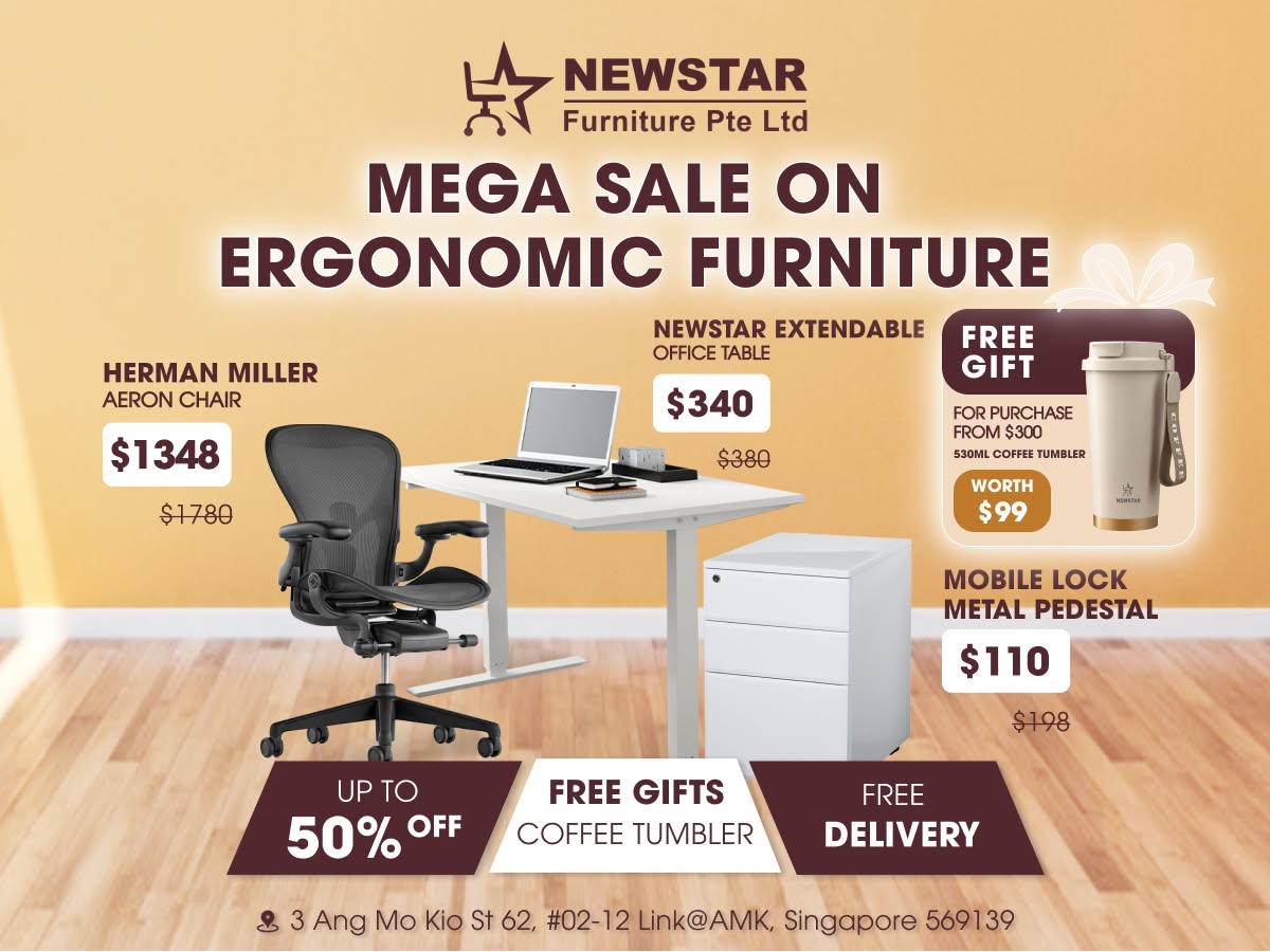 Newstar Furniture Facebook ad: Most Preferred Furniture Store in Singapore