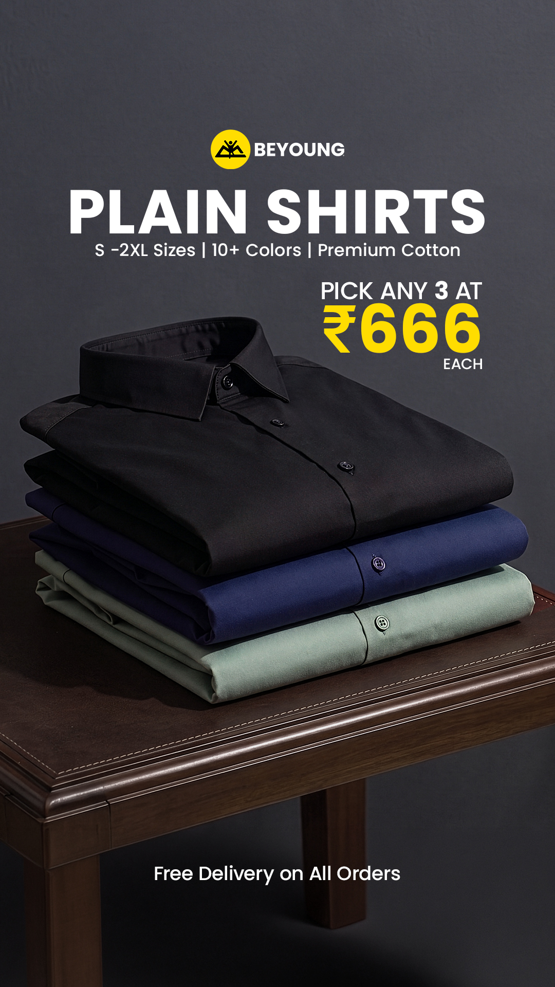 Beyoung.in Facebook ad: Back in Stock | Rated 4.9