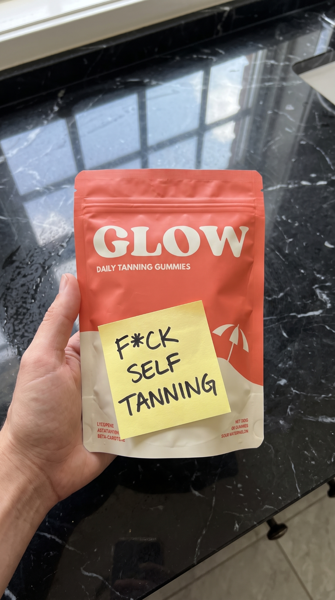 Glow Gummies Facebook ad