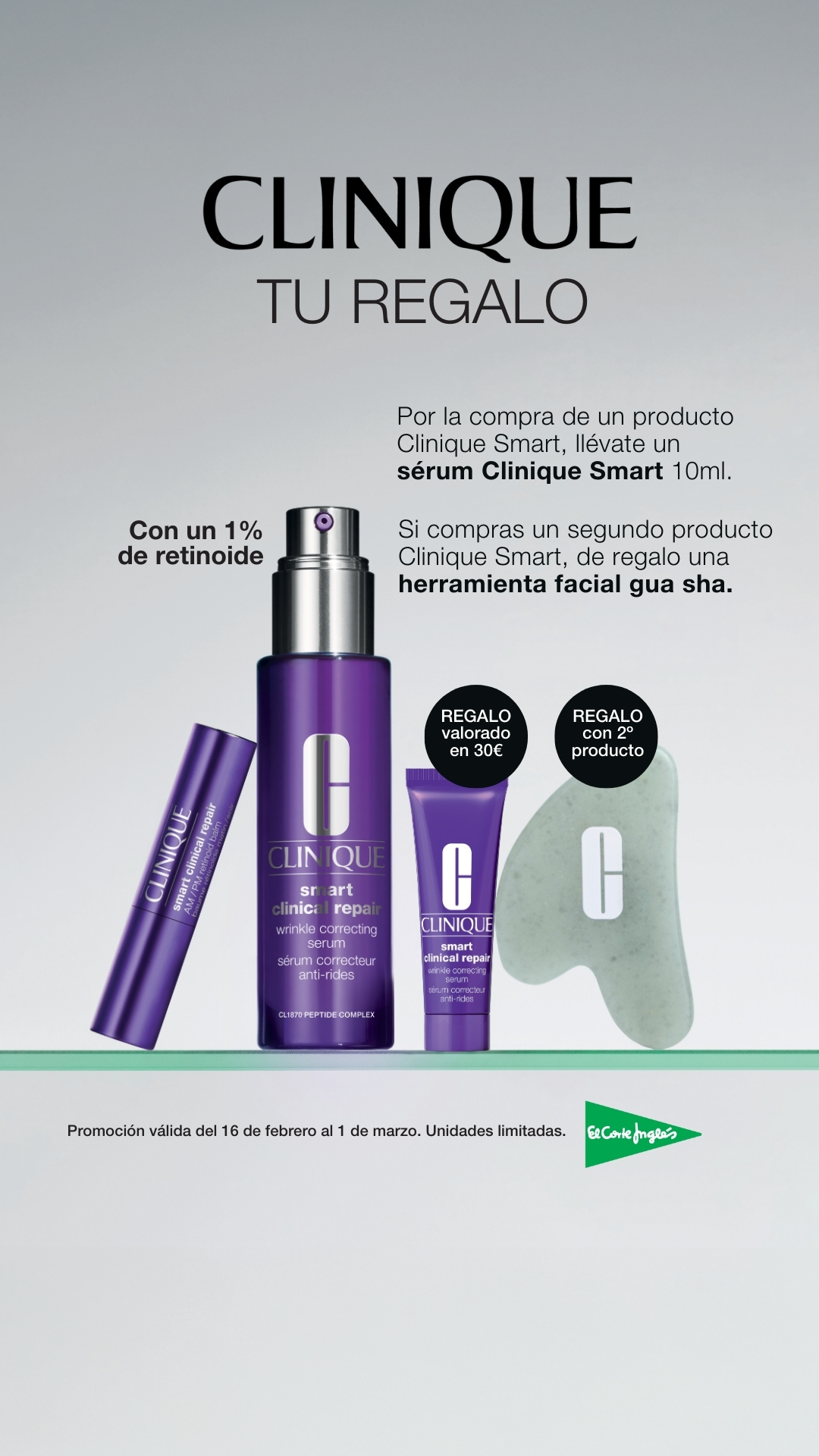 Clinique Facebook ad from Feb 16, 2026