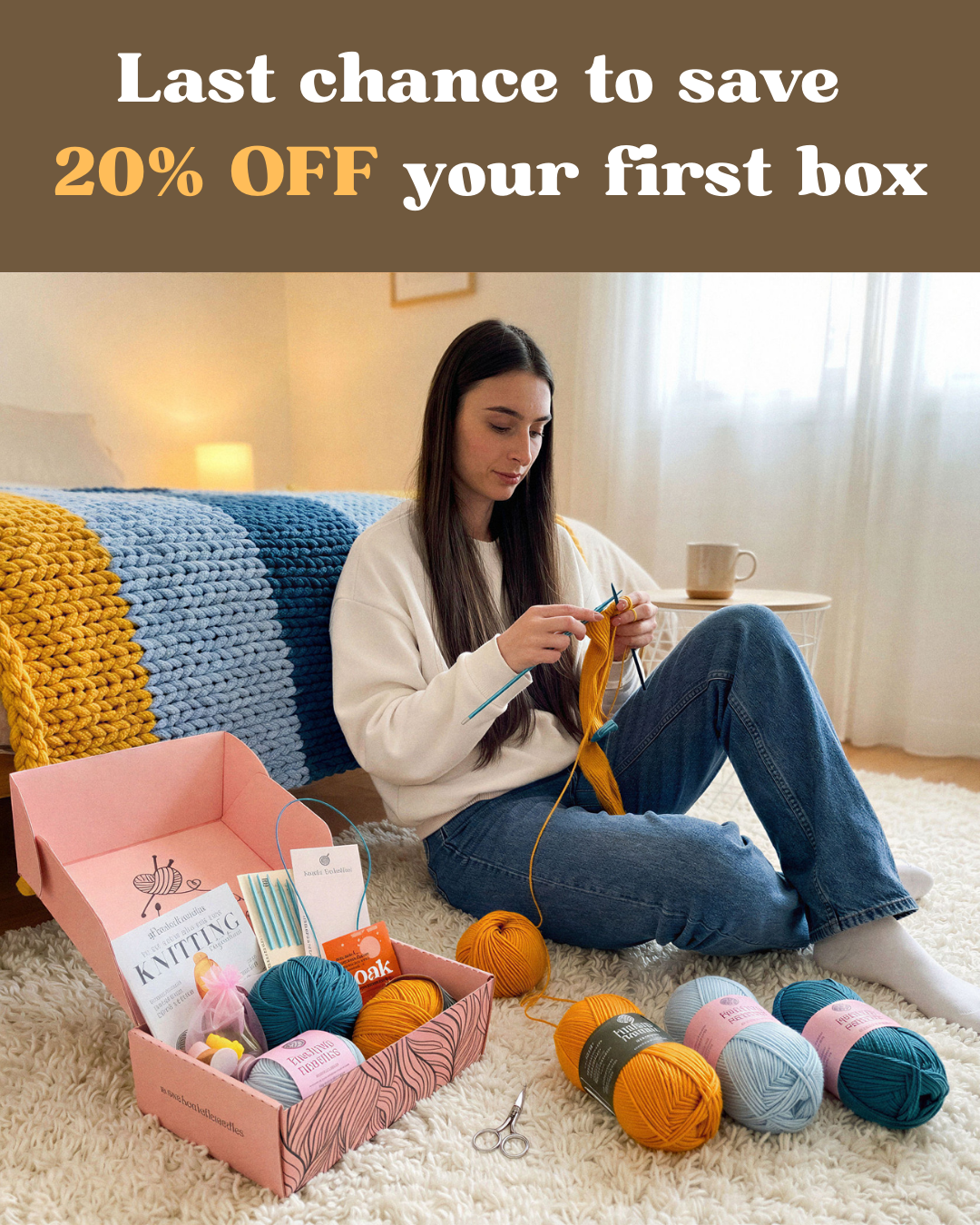 Hooks & Needles Facebook ad