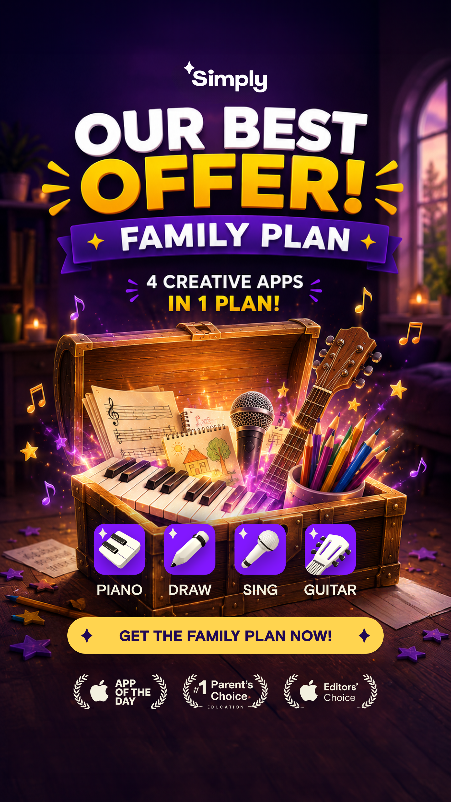 Simply - Kids Creative Hub Facebook ad