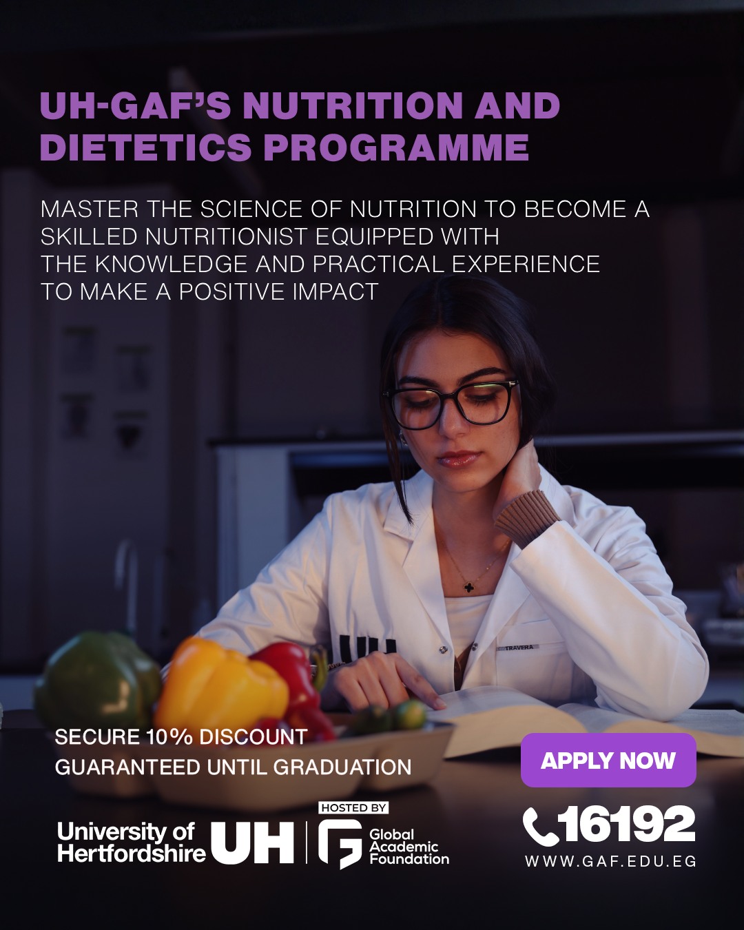 University of Hertfordshire hosted by GAF Facebook ad