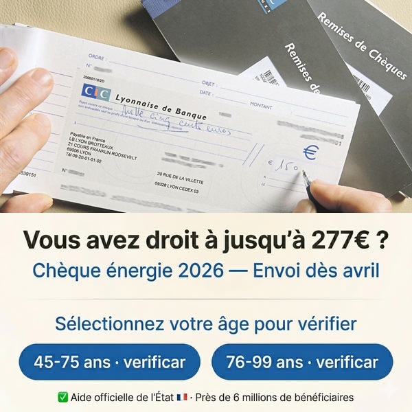 Crea vałor Facebook ad: Aide énergie 2026
