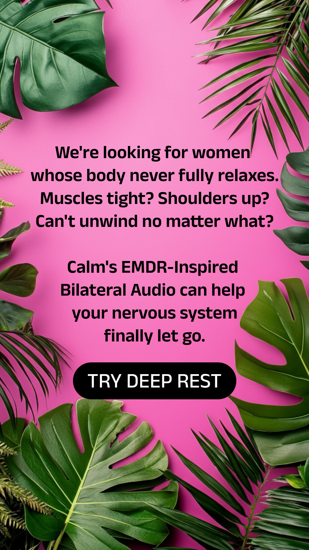 Calm Facebook ad