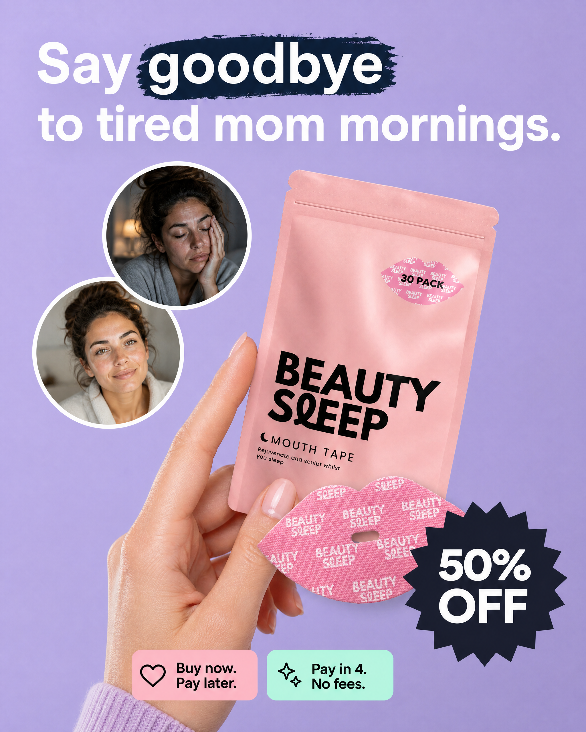 Beauty Sleep Facebook ad
