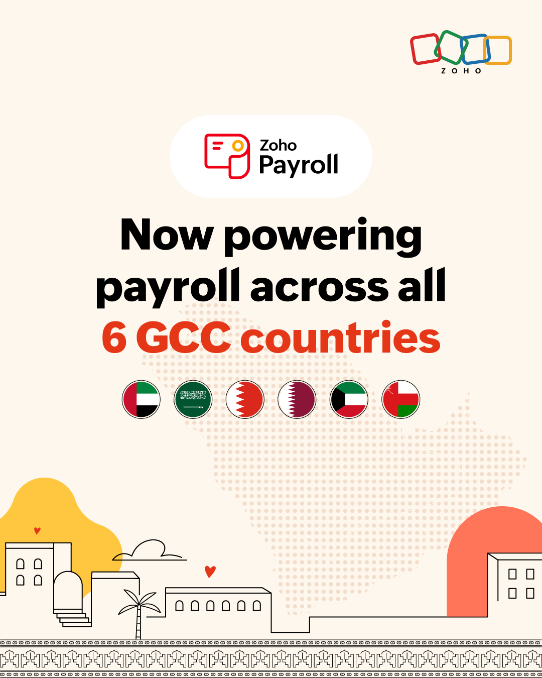 Zoho Payroll Facebook ad