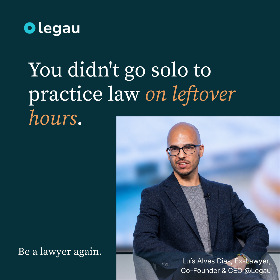 Legau Facebook ad: Legal AI for Solo Practitioners