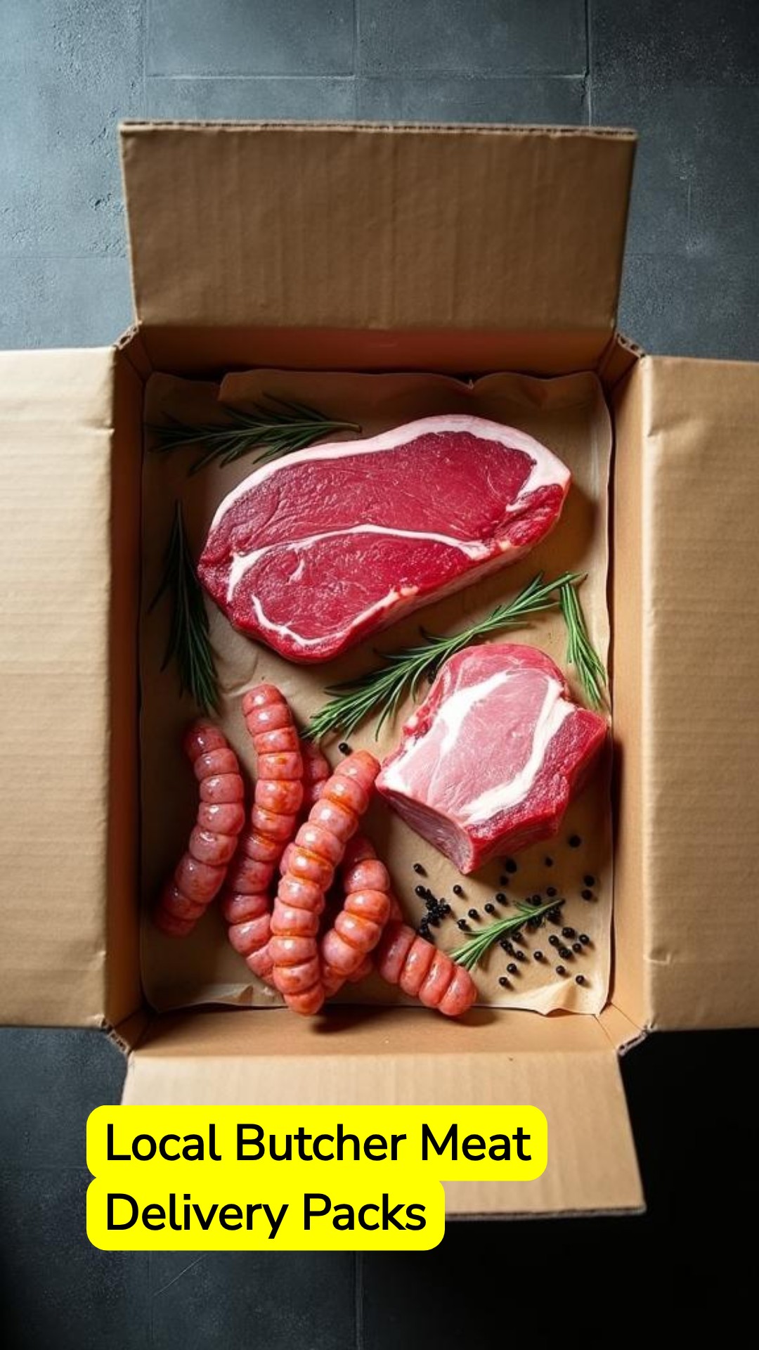 FAQArena Frontier Facebook ad: Local Butcher Meat Delivery Packs!