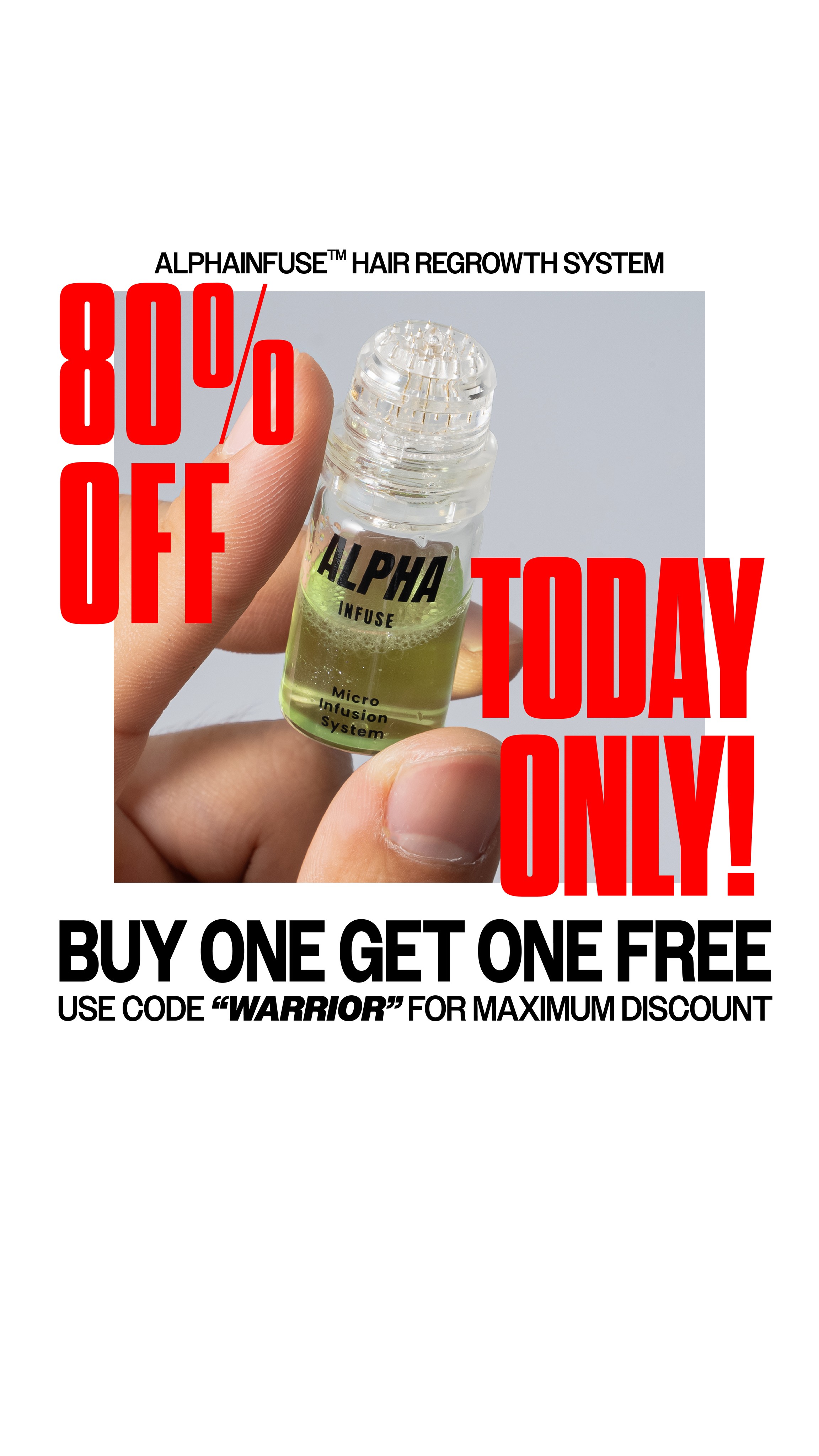 AlphaInfuse Facebook ad