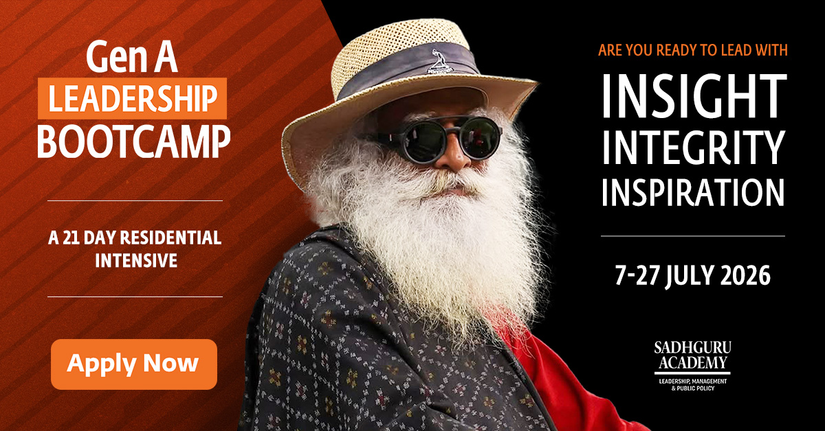 Sadhguru Academy Facebook ad from Jun 15, 2026