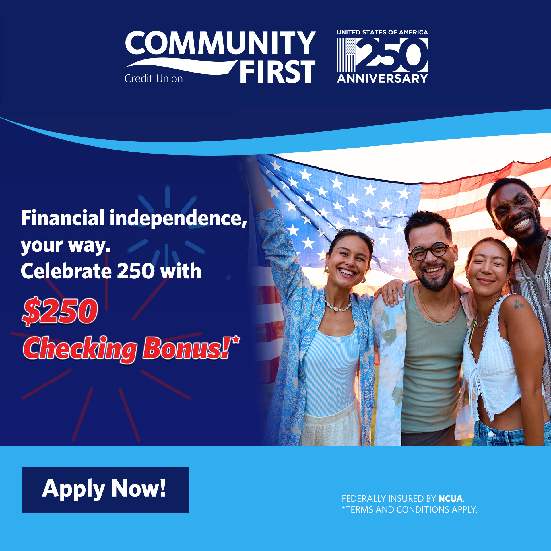 Community First Credit Union of Florida Facebook ad