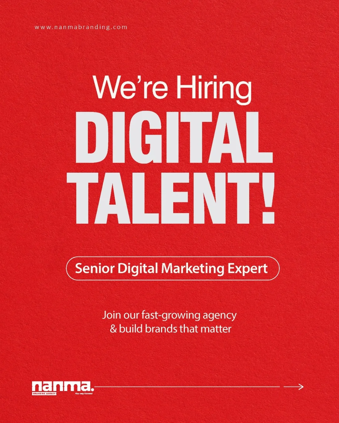 nanmabranding Facebook ad: We are hiring