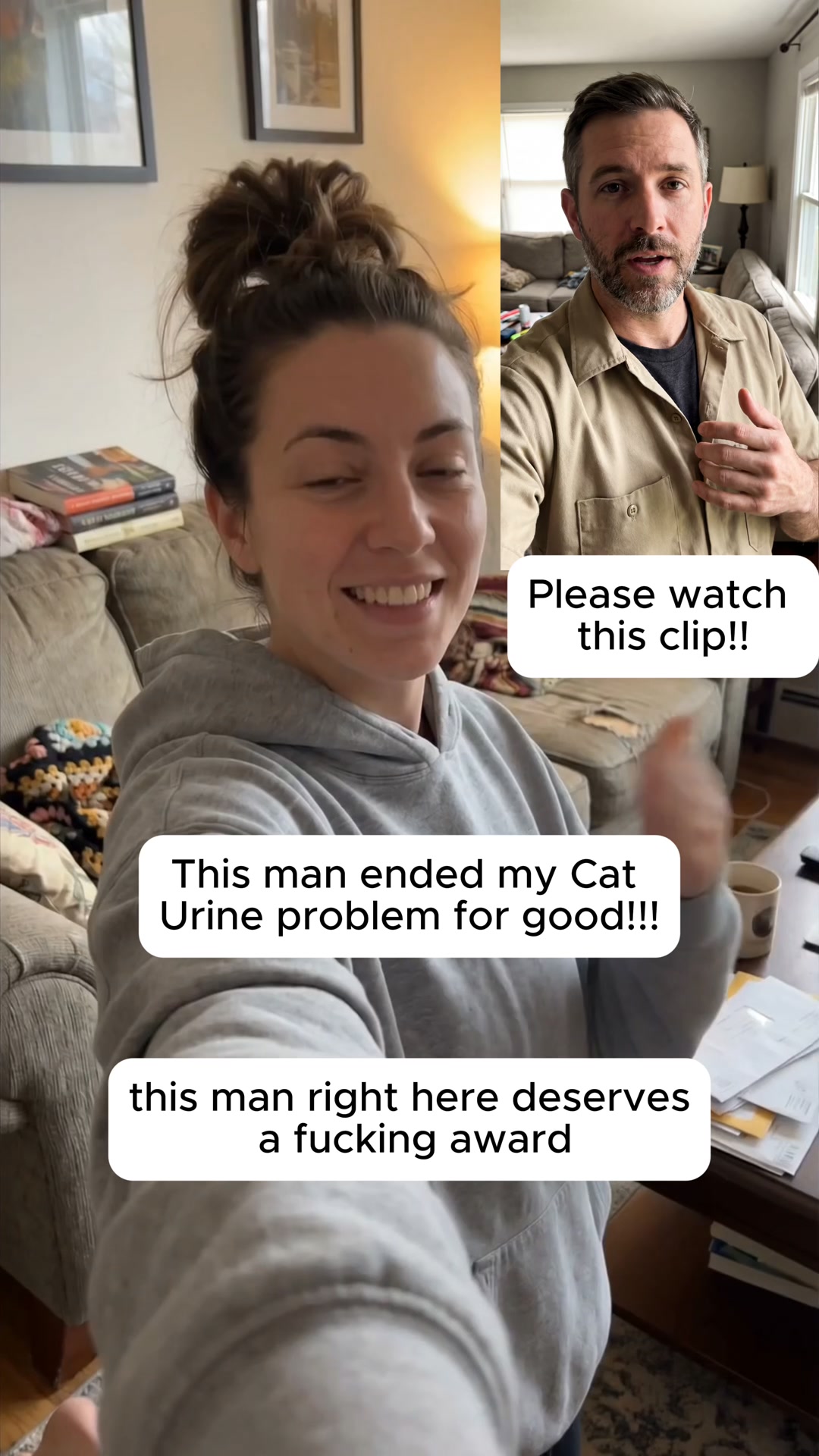 CloBombs - #1 Odor Eliminator in Market Facebook ad: A Home That Smells Like Home, Not Cat