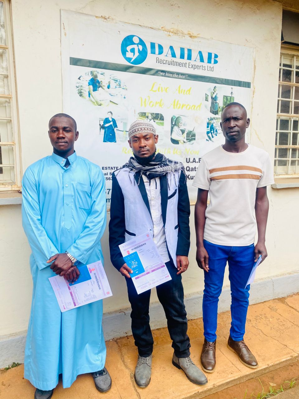 Dahab Recruitment Experts Uganda Facebook ad: Another successful departure to Dubai!