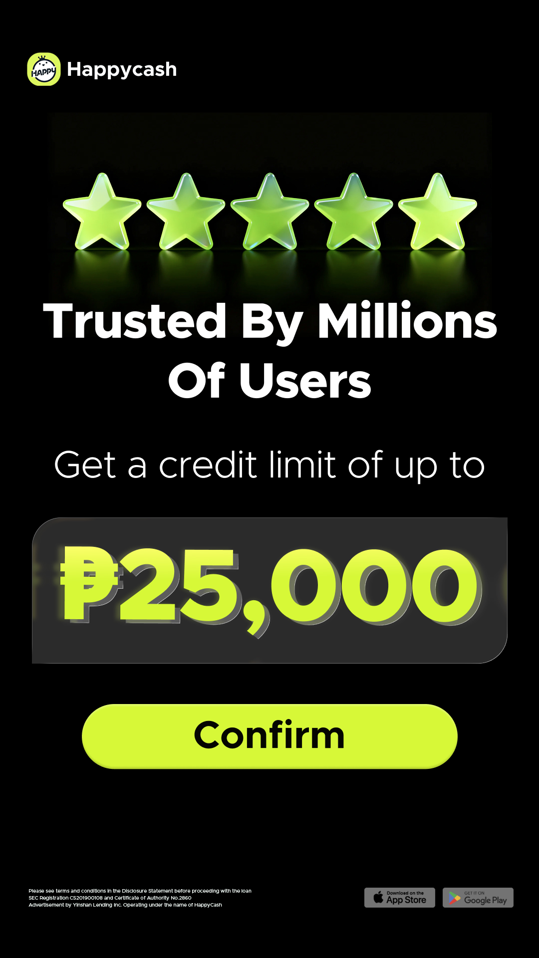 HappyCash Facebook ad