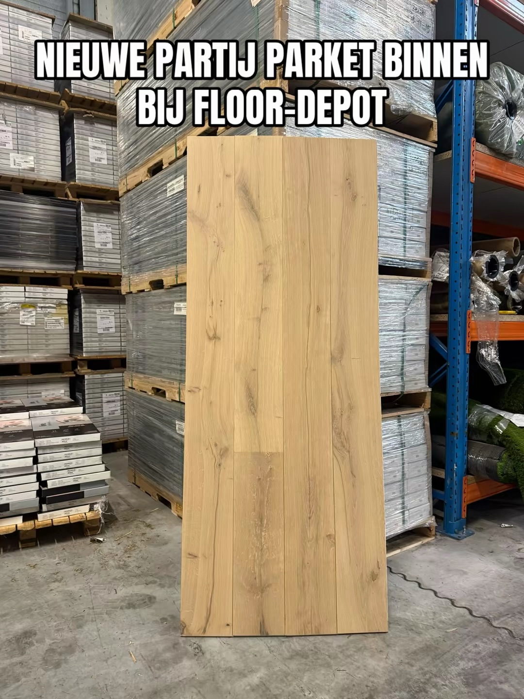 Floor-Depot Facebook ad: PARKET-ALARM! TOP-PARKET!