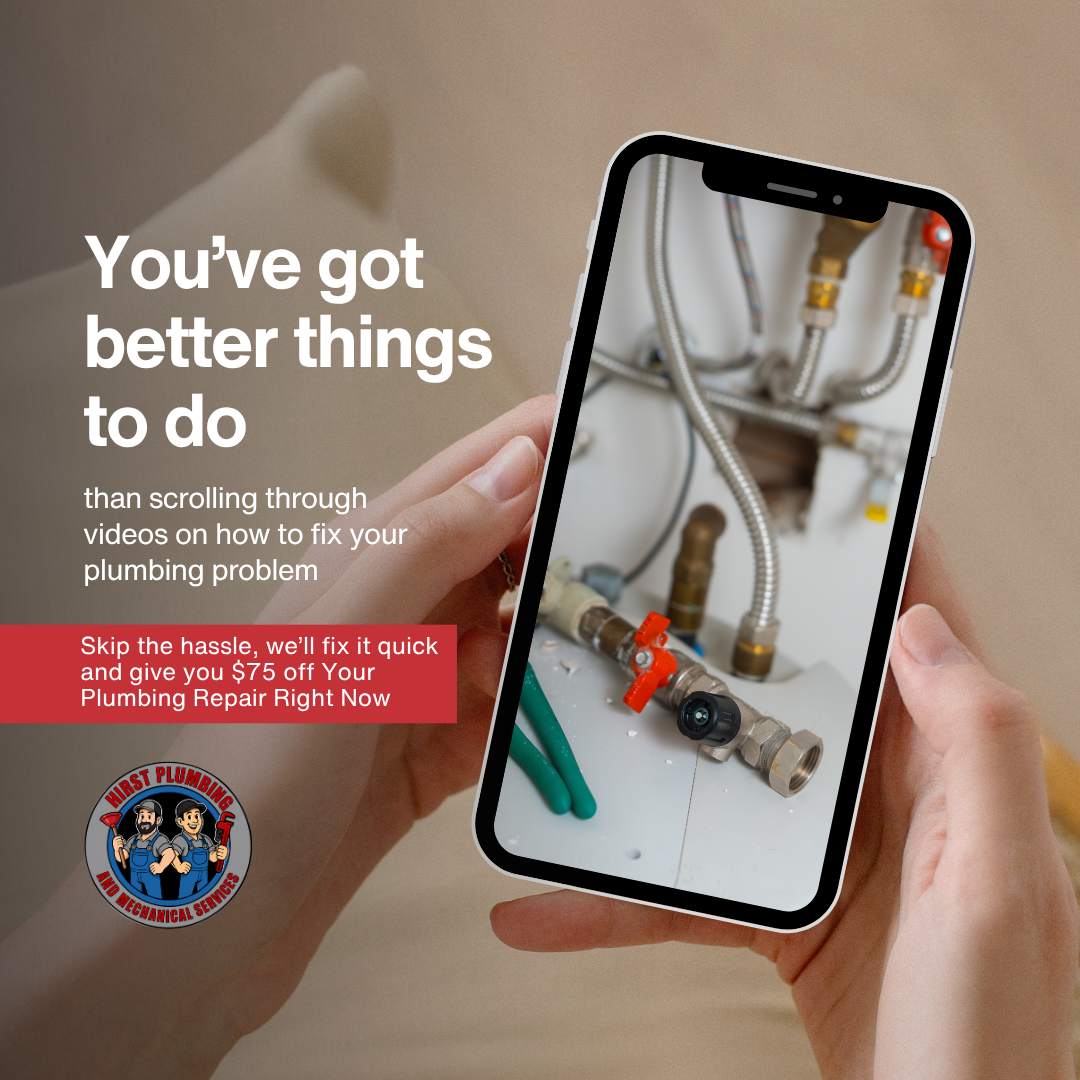 Hirst Plumbing & Mechanical Services Facebook ad