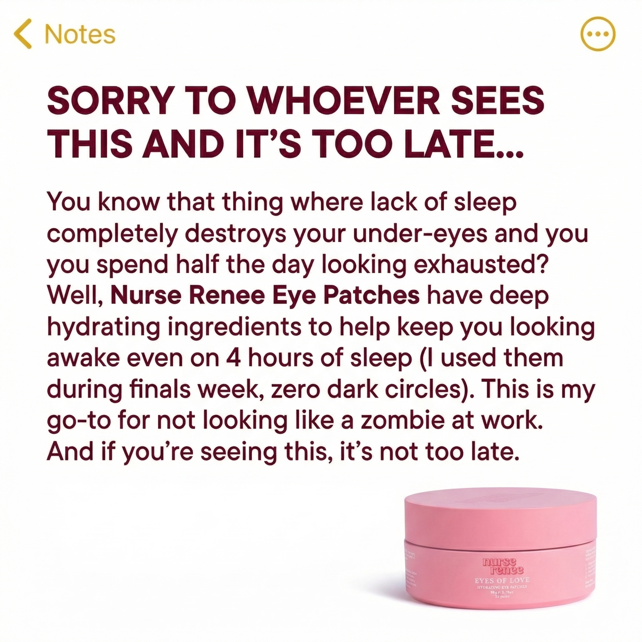 Nurse Renee Facebook ad