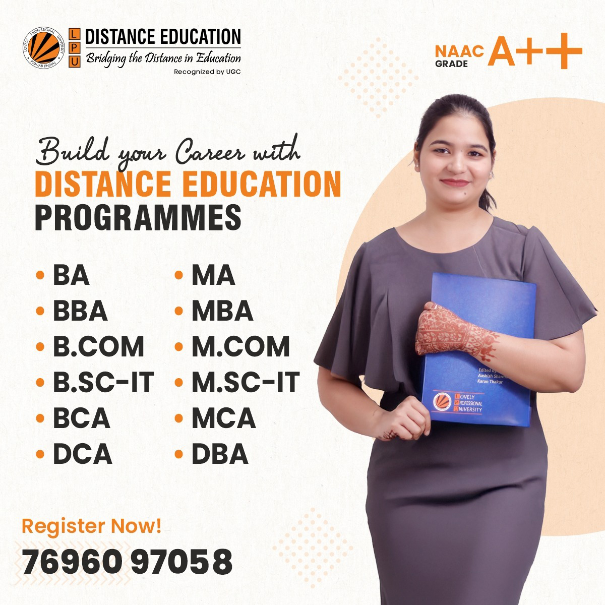 Distance Education Facebook ad: Your Degree, Your Way, with LPU Distance &…