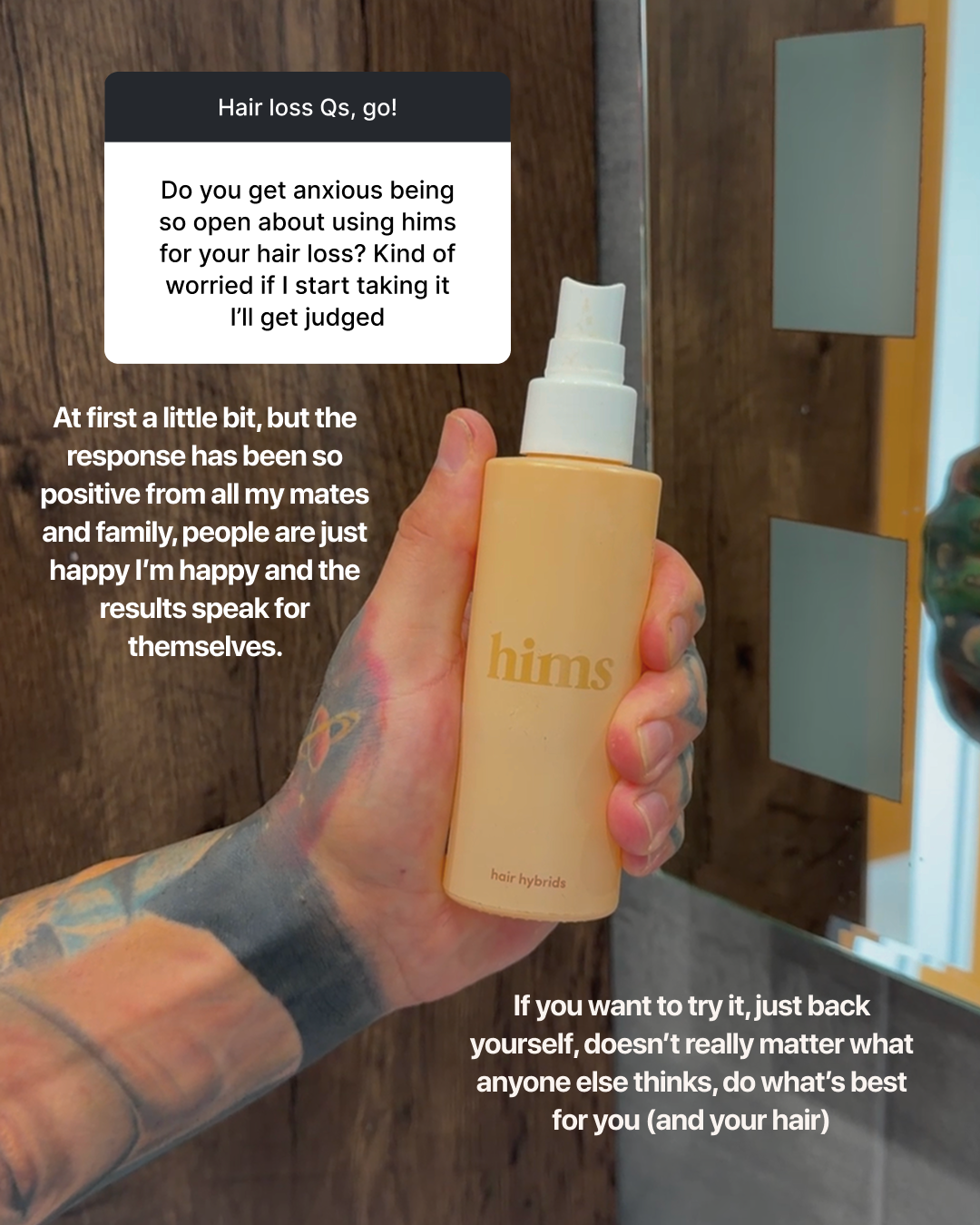hims Facebook ad