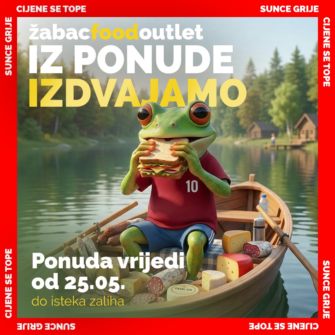 Žabac Food Outlet Facebook ad: Tjedna terapija protiv skupog shoppinga