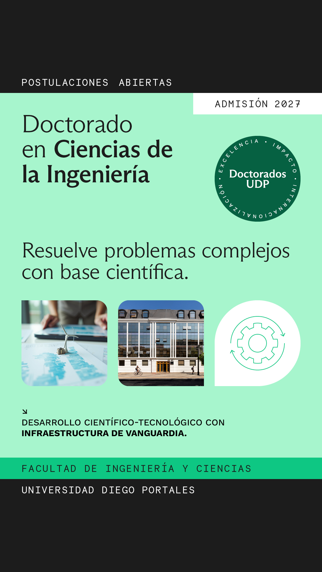 Universidad Diego Portales Facebook ad from Jul 10, 2026