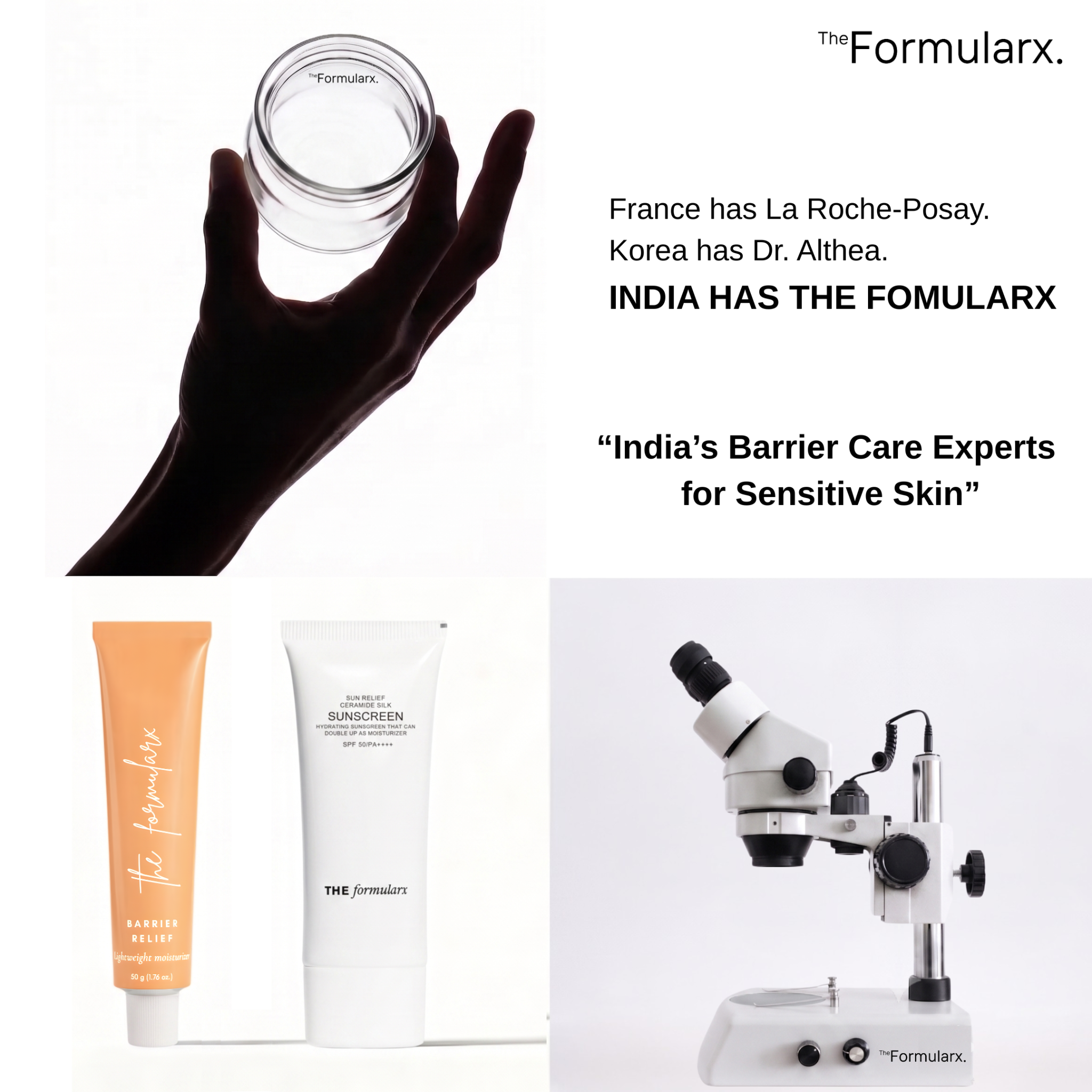 The Formularx Facebook ad: Repairs and Restores your Skin Barrier