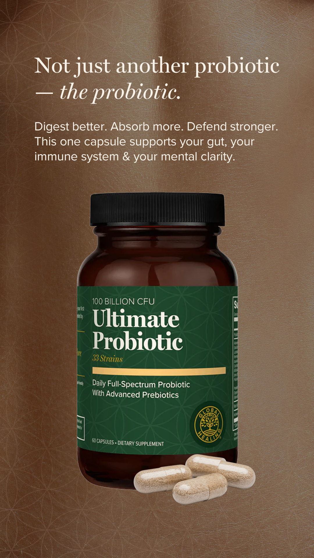 Global Healing Facebook ad