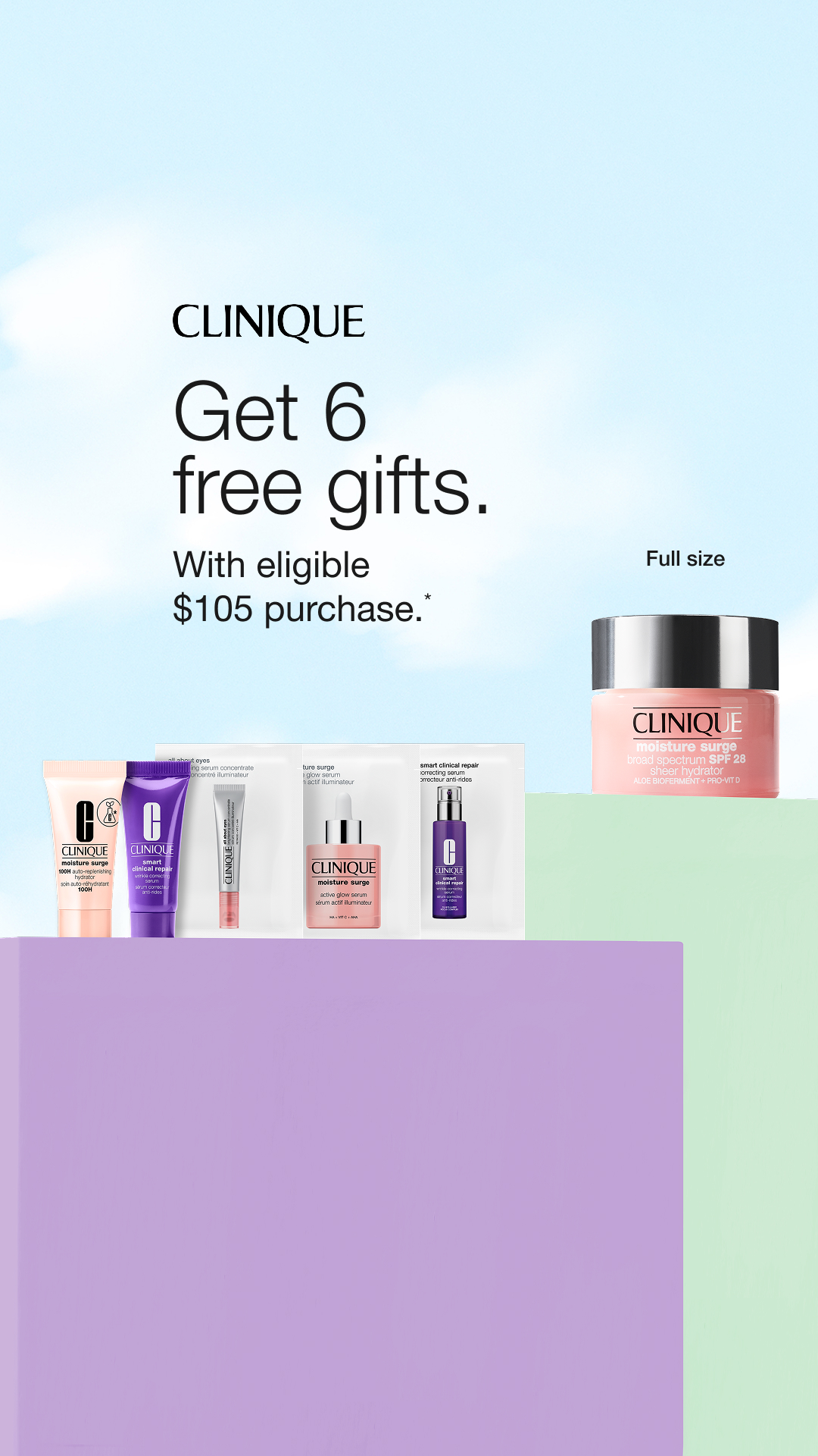 Clinique Facebook ad
