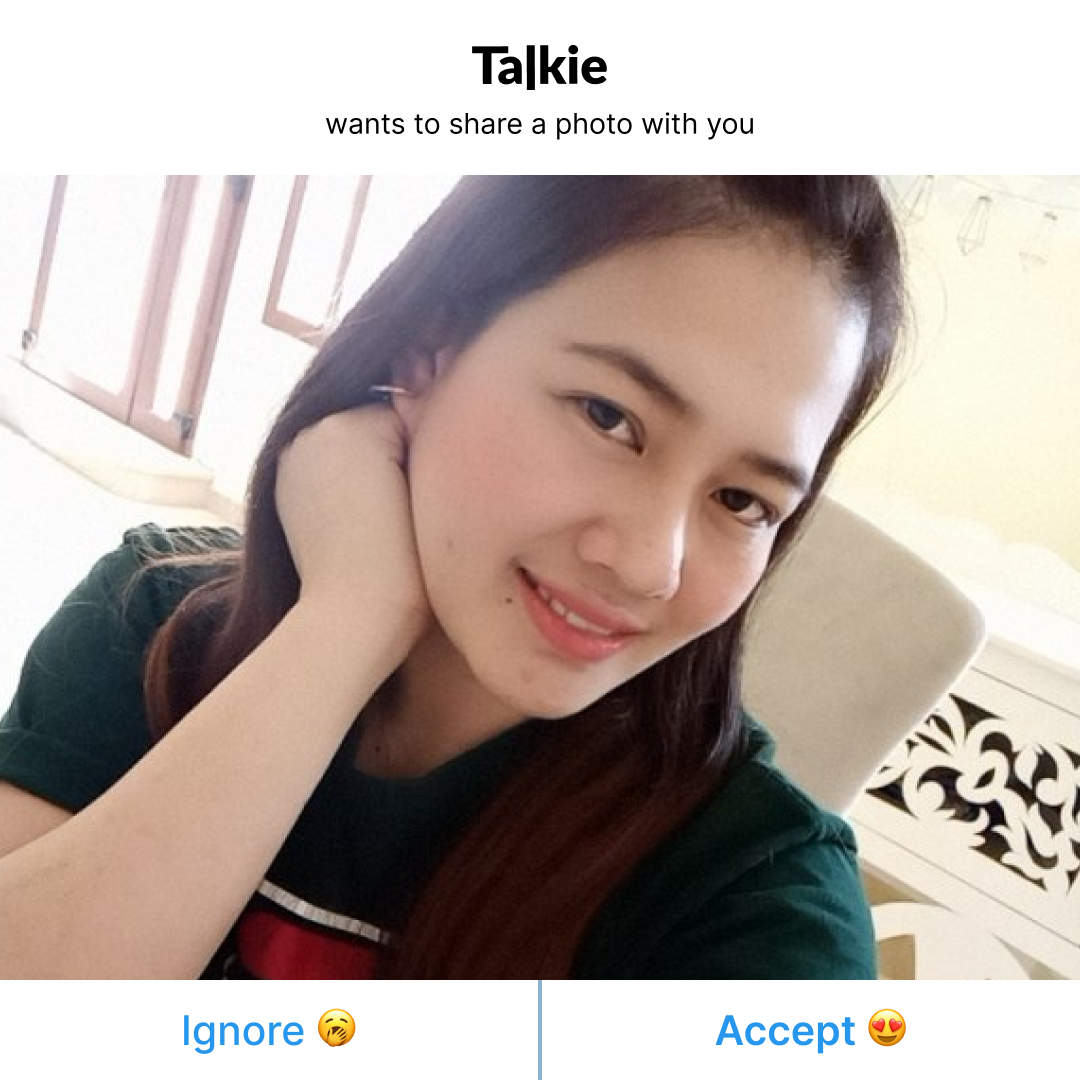Talkie Live Facebook ad