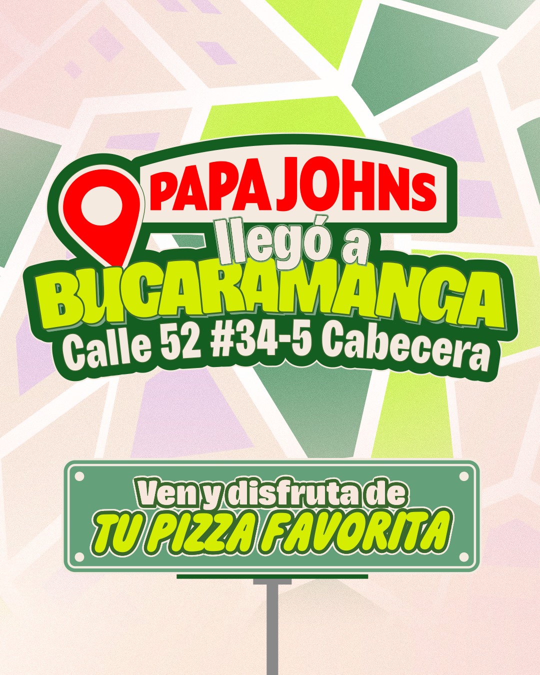 Papa John's Colombia Facebook ad