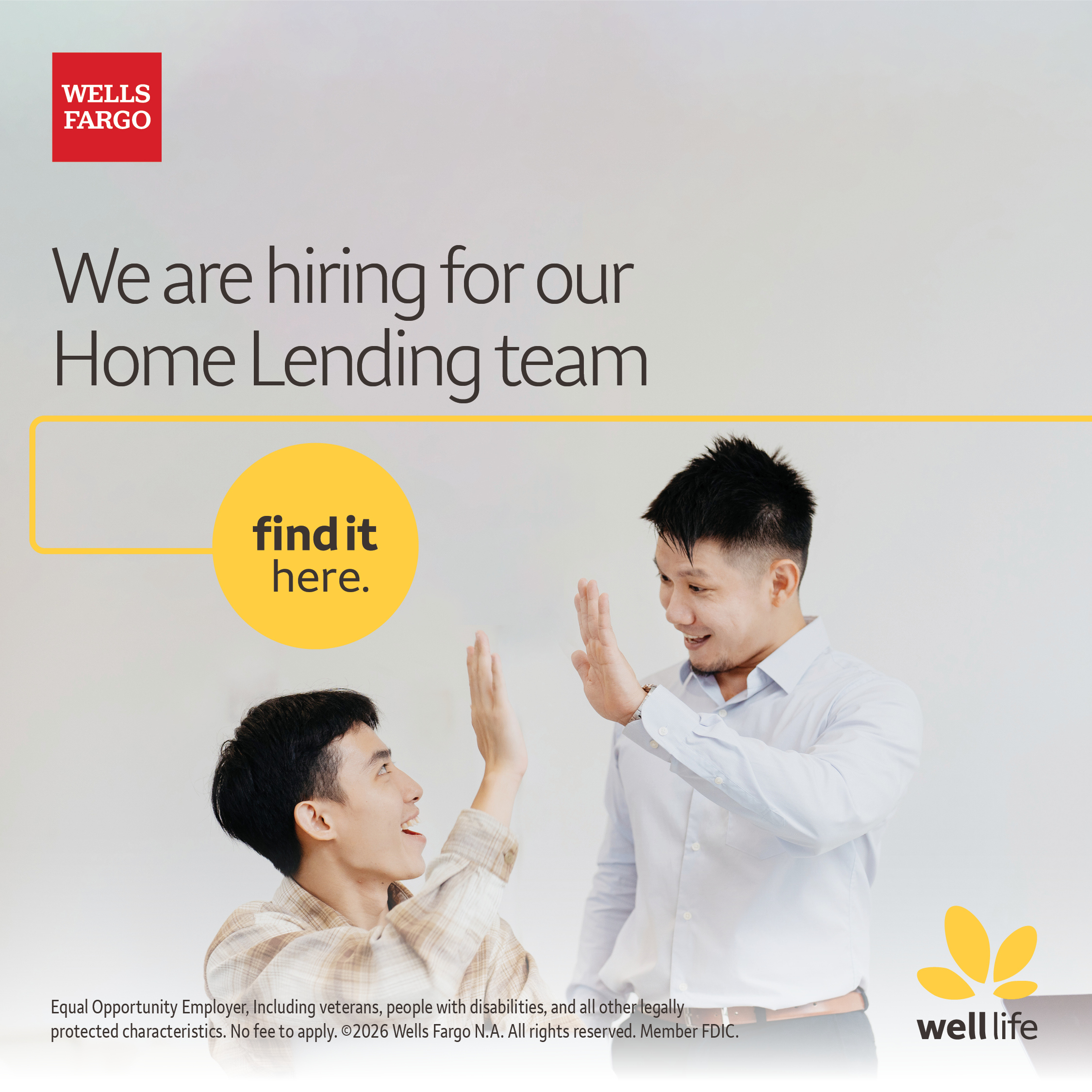 Wells Fargo Facebook ad