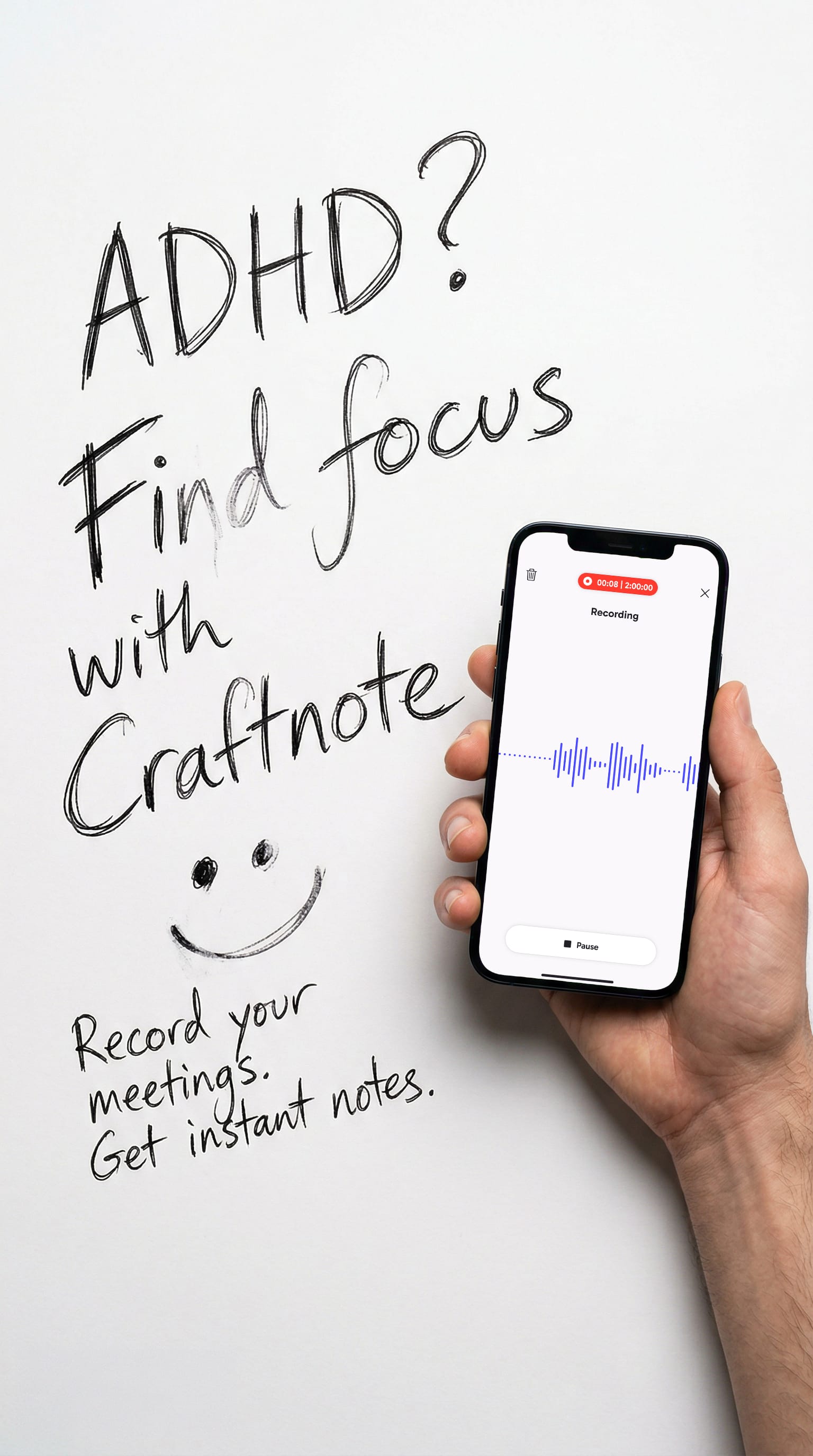 AI Note Taker App Facebook ad