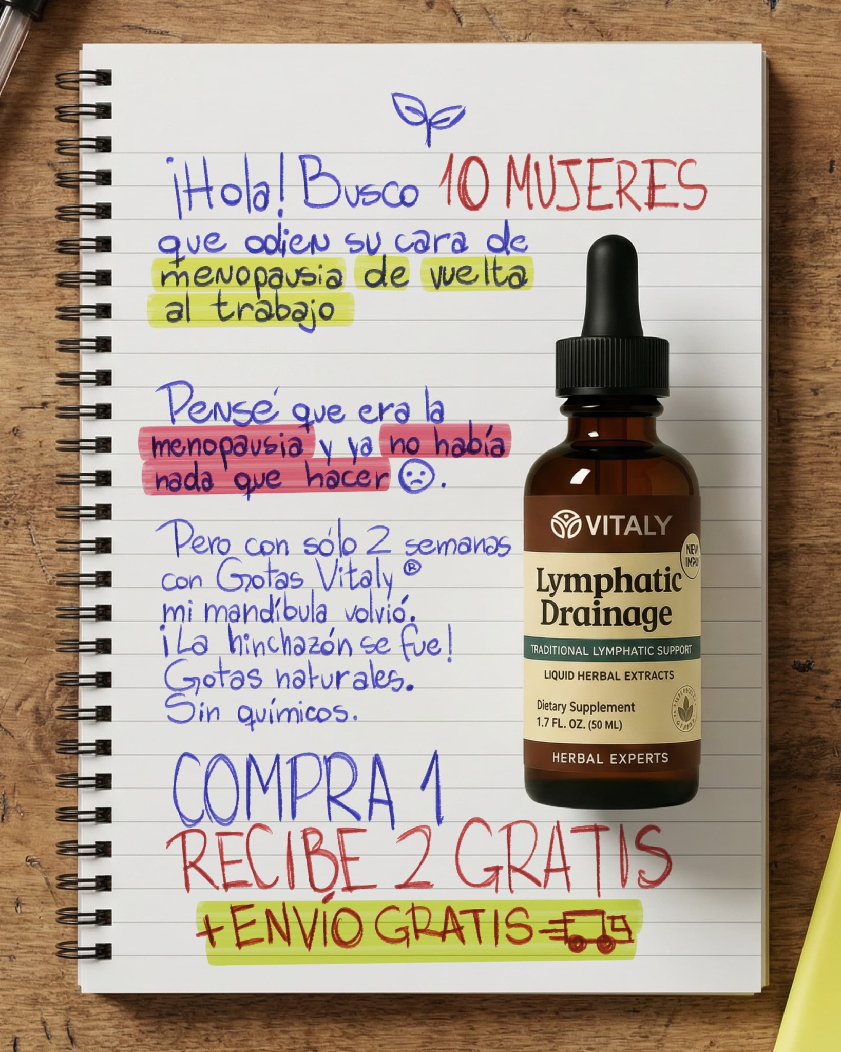 Mi Camino al Bienestar Facebook ad: Oferta 2x1