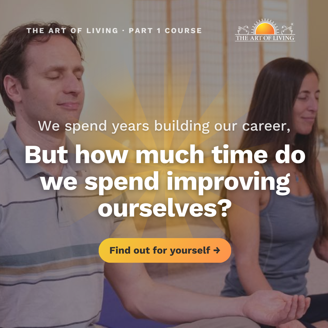 The Art of Living Facebook ad